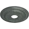 Ekena Millwork Federal Medallion (Canopies up to 8 1/2"), 15 3/8"OD x 3 5/8"ID x 1"P, Athenian Green Crackle CM15FEAGC - alternate 2